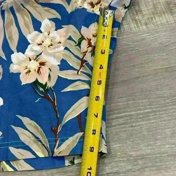Chaps Mens Floral Board Shorts Multicolor Sz 42x9 Polyester Swim Trunks Hawaiian - Picture 9 of 13